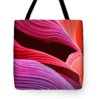 Tote Bag Waves of Antelope Canyon by Joe Hoover