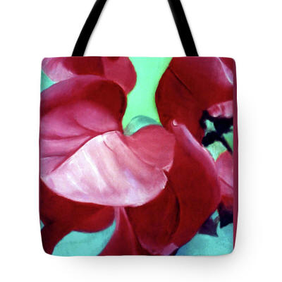 Tote Bag - Bougainvillea by Anni Adkins