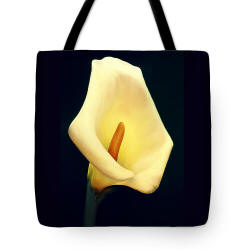 Tote Bage Calla Lily by artist Anni