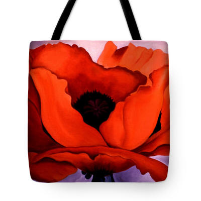 Tote Bag - Georgia's Poppy by Anni Adkins