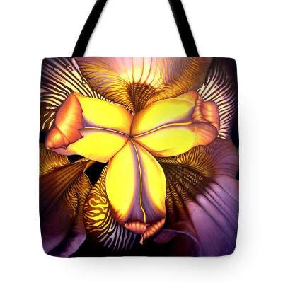 Tote Bag - Goldie's Iris by Anni Adkins