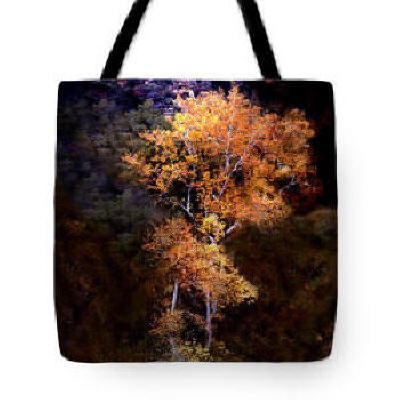 Tote Bag - Oak Creek Canyon Color Photograph by Joe Hoover