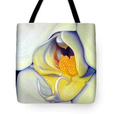 Tote Bag - Orchid Mouth by Anni Adkins