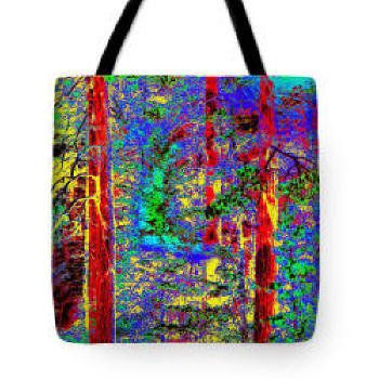 Tote Bag Three Treess by Joe Hoover