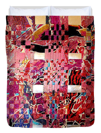 Duvet cover - Glitznd by Artist Anni Adkins