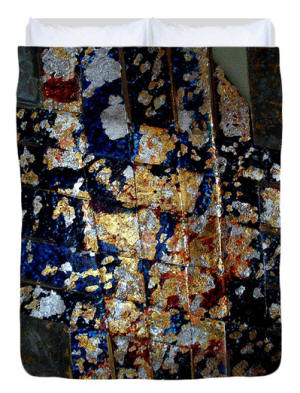 Duvet cover - Woven Metal by Artist Anni Adkins