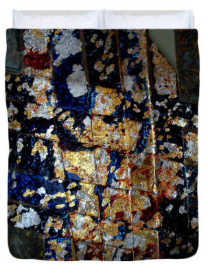 Fleece Blanket- Woven Metal by Anni Adkins