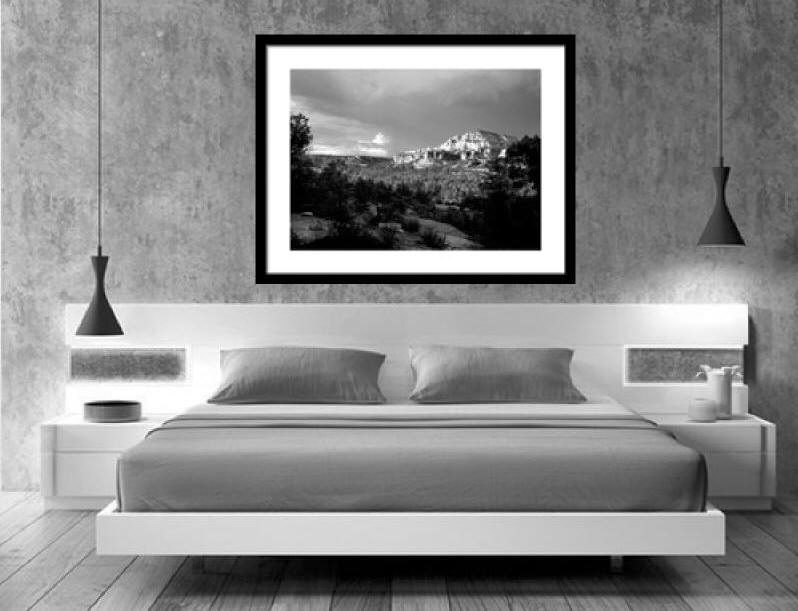 Sedona Sunset in Room Setting by Joe Hoover
