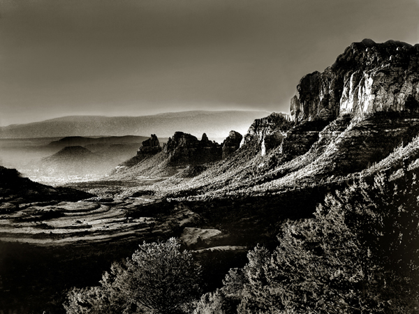 Sedona in Black and White by Joe Hoover