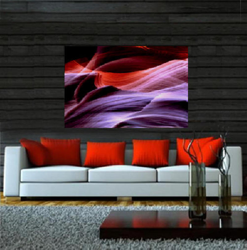 The Swirl by Joe Hoover in Room Setting