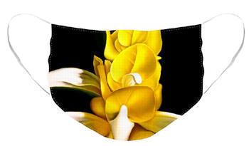 Face Mask Angle Flower by Anni Adkins