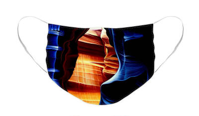 Face Mask - Antelope Canyon Arizona by Artist Anni Adkins