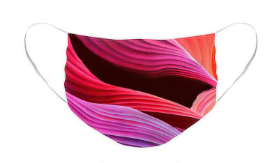 Face Mask - Antelope Waves by artist Anni