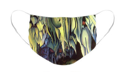 face Mask - Goddess of Carlesbad Caverns by artist Anni Adkins