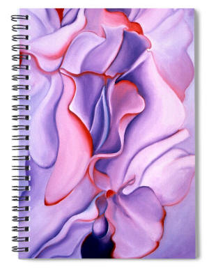 Spiral Notebook - Georgia's Sweet Peas