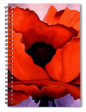 Spiral Notebook - Georgia's Poppy