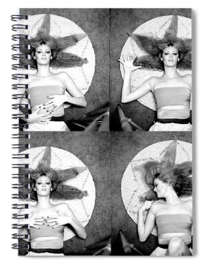 Spiral Notebook - Kelly-4-shot - Black and White Photo by Joe Hoover