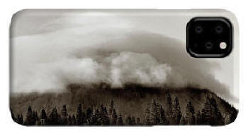 Cell Phone Covers- Cloud Mountain - Black & White Photograph by Joe Hoover