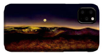 Cell Phone Case - Desert Moon Hand tinted Photo by Joe Hoover and Anni Adkins