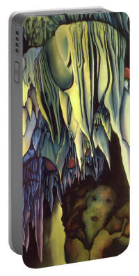 Portable Phone Phone Charger - Goddess of Carlesbad Caverns by artist Anni Adkins
