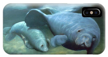 Manatee Madonna phone case