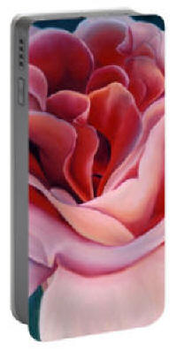 Portable Battery Charger - Peach Rose