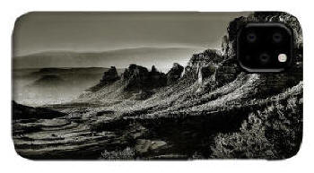 Cell Phone Case - Sedona in Black and White by Joe Hoover