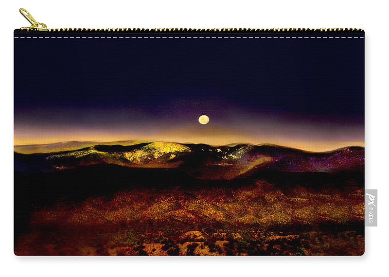 Pouch - Desert Moon Hand tinted Photo by Joe Hoover and Anni Adkins