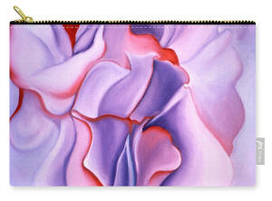 Sweet Peas Carry All Pouch Georgia O'Keeffe