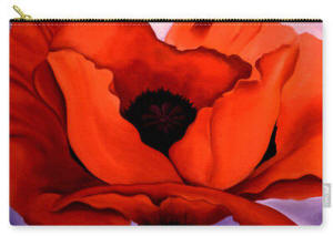 Georgia O''Keeffe Poppy - Carry All Pouch