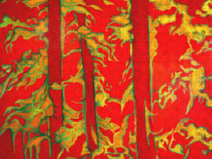 Jigsaw Puzzle -Three treesn by Anni Adkins
