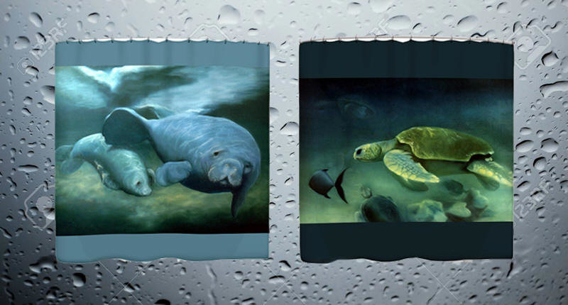 Sea Life Shower Curtains