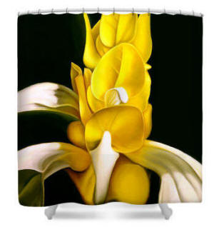 Passion Flower Shower Curtain
