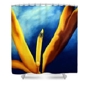 shower curtain -  Bird of Paradise