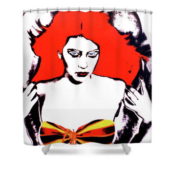 Shower Curtain - Body Guard II by Joe Hoover and Anni Adkins