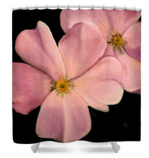 Double Dogwood Shower curtain