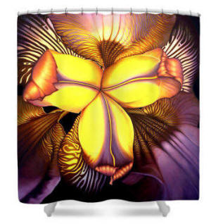 Goldie's Iris Shower Curtain