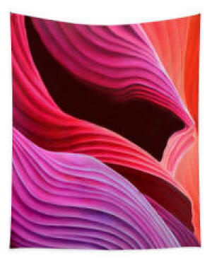 Tapestry Antelope Waves by artist Anni