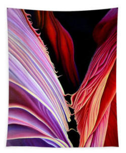 Rebirth of Antelope Canyon Tapestry by Anni Adkins