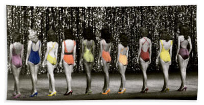 Beach Towel - Beauty Queen Backside by Joe Hoover & Anni Adkins
