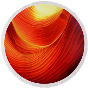 Round Beach Towel - The Swirtl