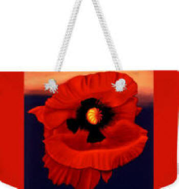 Desert Poppy Weekender Bag