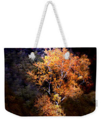 Weekender Bag - Oak Creek Canyon Color Photograph by Joe Hoover
