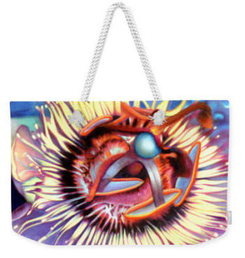 Passion Flower Weekender Bag by Anni Adkins