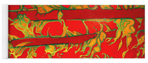 Yoga Mat - Three Trees from Oak Creek Canyon Arizona