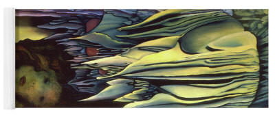 Yoga Mat -Goddess of Carlesbad Caverns by artist Anni Adkins