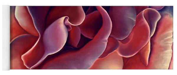 Yoga Mat - The Rose by Artist Anni Adkins