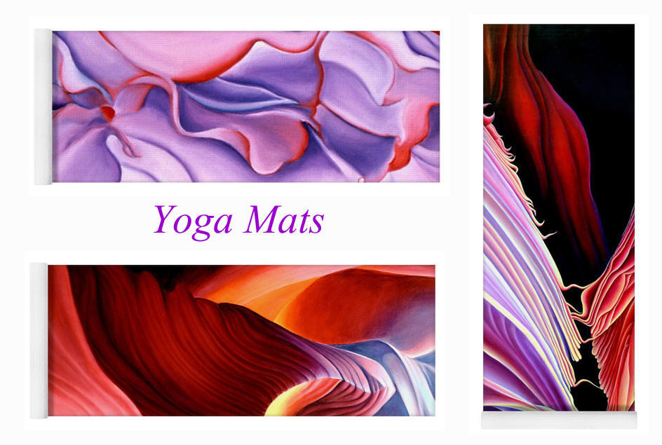 Yoga Mat by Artist-Designer Anni Adkins