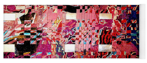 Yoga Mat - Woven Metal by Artist Anni Adkins
